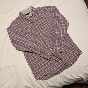 Banana Republic pink & gray shirt